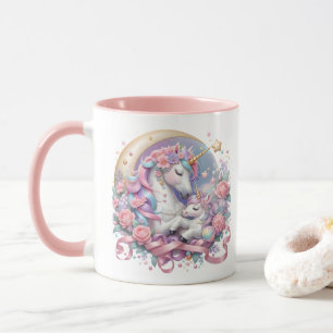 Mother & Baby Unicorn Mug