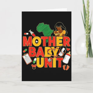 Mother Baby Unit Black Nurse Magic Black History M Card