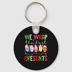 Mother Baby Unit Christmas Labor And Delivery Nurs Keychain