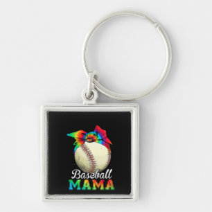 Mother Baseball Mama Birthday Keychain