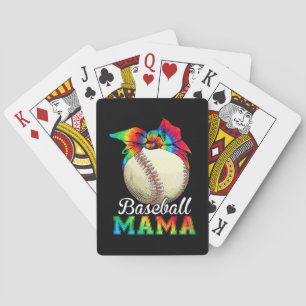 Mother Baseball Mama Birthday Playing Cards