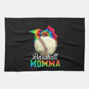 Mother Baseball Momma Birthday Kitchen Towel