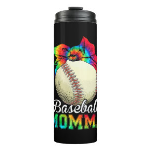 Mother Baseball Momma Birthday Thermal Tumbler