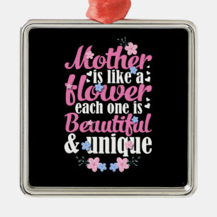 Mother Beautiful And Unique Metal Ornament