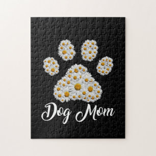 Mother Best Dog Mom Ever Birthday Jigsaw Puzzle