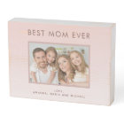 Mother Best Mom Ever blush pink rose gold photo
