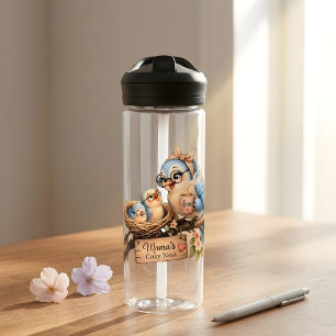 Mother Bird & Babies – Cozy Nest Water Bottle