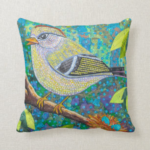 Mother Bird Throw Pillow
