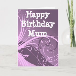 Mother birthday card