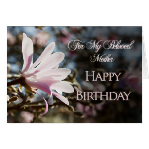 Mother Birthday card with magnolia