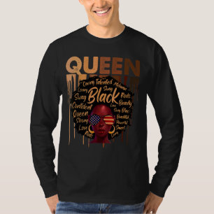 Mother Black Proud Strong Melanin Confident Educat T-Shirt