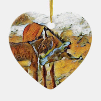 Mother Burro & Son Ornament