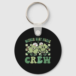 Mother By Nurse Screw Shenanigans St Patricks Day Keychain