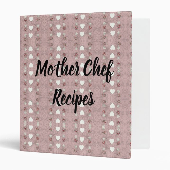 Mother Chef Recipes Binder (Front/Inside)