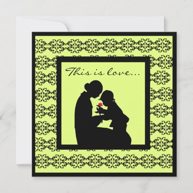 Mother Child Adoption Baby Shower Invitations (Front)