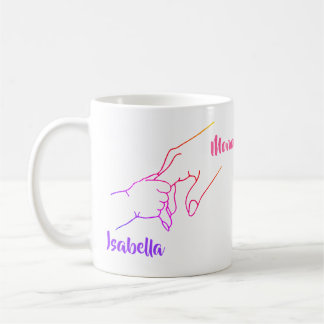 Mother & Child Hands Personalized Mug