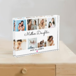 Mother Daughter Calligraphy | Custom Photo Collage