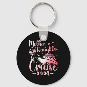 Mother Daughter Cruise 2025 Family Vacation Trip M Keychain