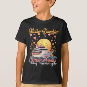 Mother Daughter Cruise Squad 2025 Funny Mom Girl V T-Shirt