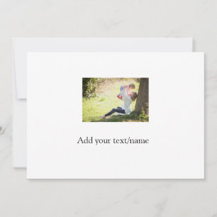 Mother daughter family photo add name picture text holiday card