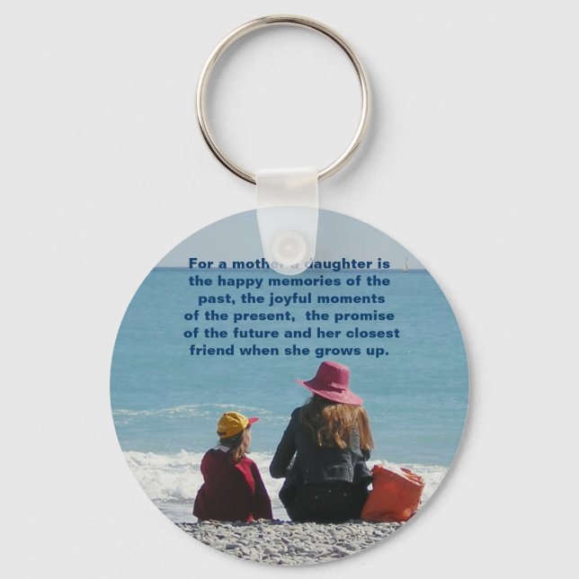 Mother & Daughter Keychain (Front)