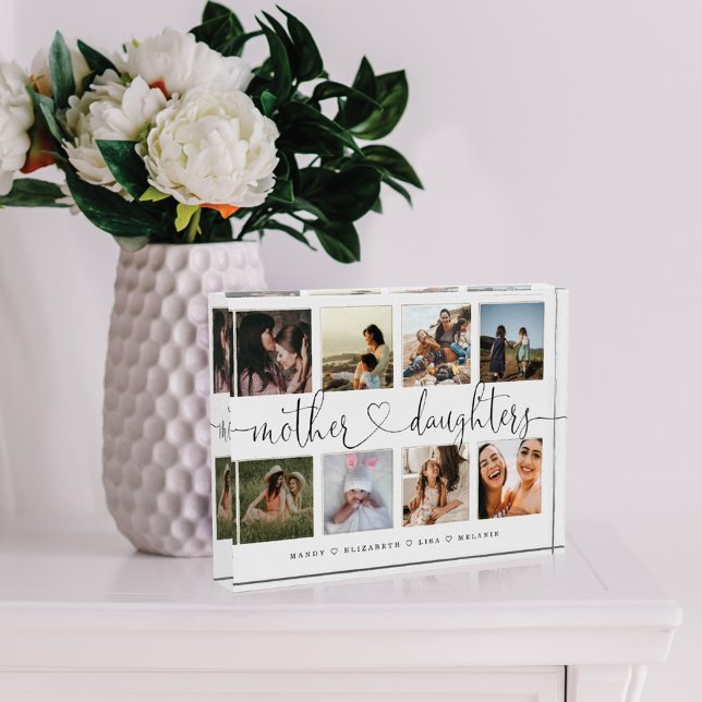 Mother Daughters Heart Script | Photo Grid Collage (Creator Uploaded)