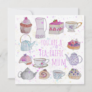 Mother day tea time card