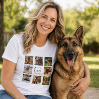 Mother dog mom photo collage