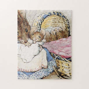 Mother Dormouse And Her Child - Beatrix Potter Jigsaw Puzzle