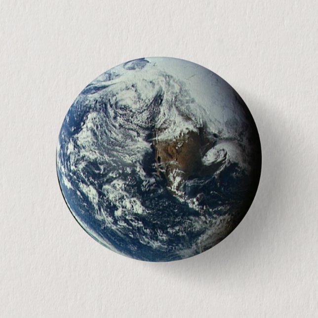 MOTHER EARTH 1 INCH ROUND BUTTON (Front)