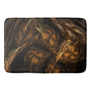 Mother Earth Abstract Art Bath Mat