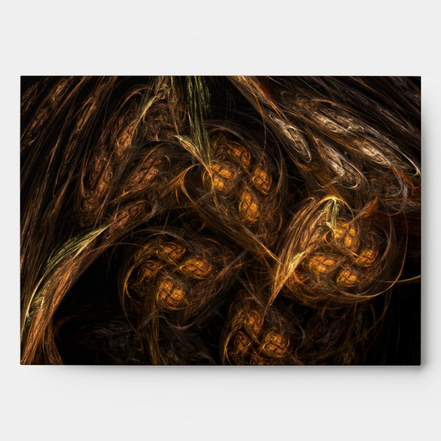 Mother Earth Abstract Art Envelope (Front)