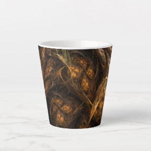 Mother Earth Abstract Art Latte Mug