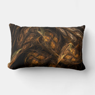 Mother Earth Abstract Art Lumbar Pillow