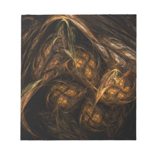 Mother Earth Abstract Art Notepad