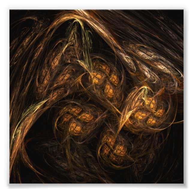 Mother Earth Abstract Art Photo Print (Front)