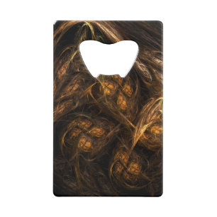 Mother Earth Abstract Art Wallet Bottle Opener