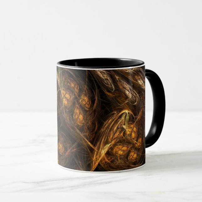 Mother Earth Abstract Coffee Mug (Front Right)
