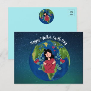 Mother Earth Day April 22 Postcard