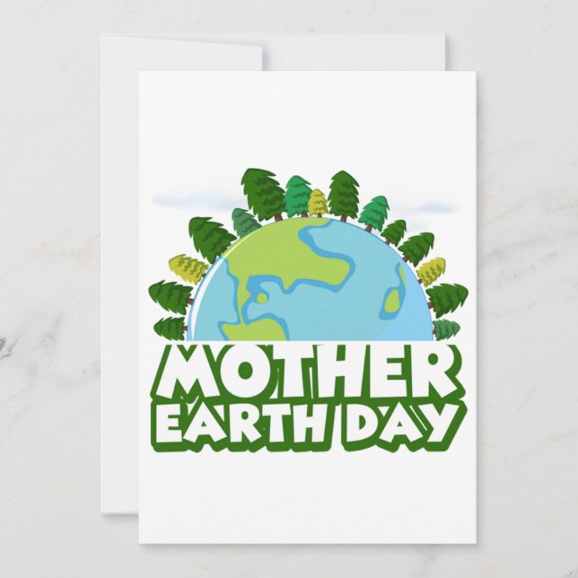 Mother Earth Day  Invitation (Front)