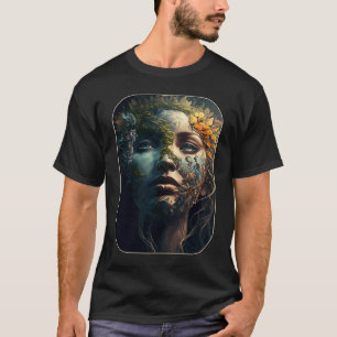 Mother Earth Day Love Surreal Abstract of a Woman T-Shirt