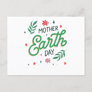 Mother Earth Day - Nature Conservation Awareness Postcard