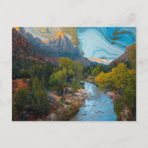 mother earth postcard