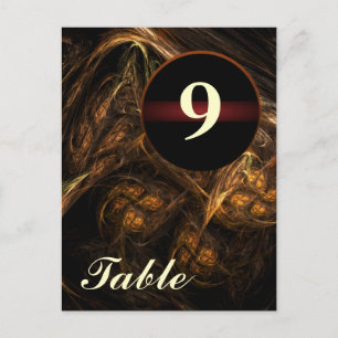 Mother Earth Table Number Postcard