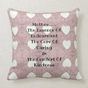 Mother Endearment Throw Pillow
