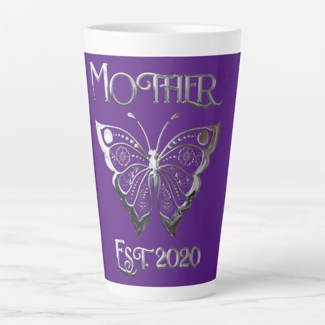  Mother Est 2020 Latte Mug (Front)