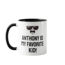 Mother/Father's Day Favourite Kid Custom Name Mug