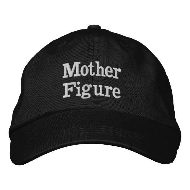 Mother Figure Gift for Dad Meme Funny Christmas Embroidered Hat (Front)