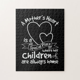 Mother Gift A Mother's Heart Jigsaw Puzzle