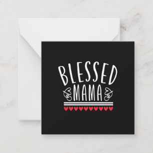 Mother Gift Blessed Mama Card